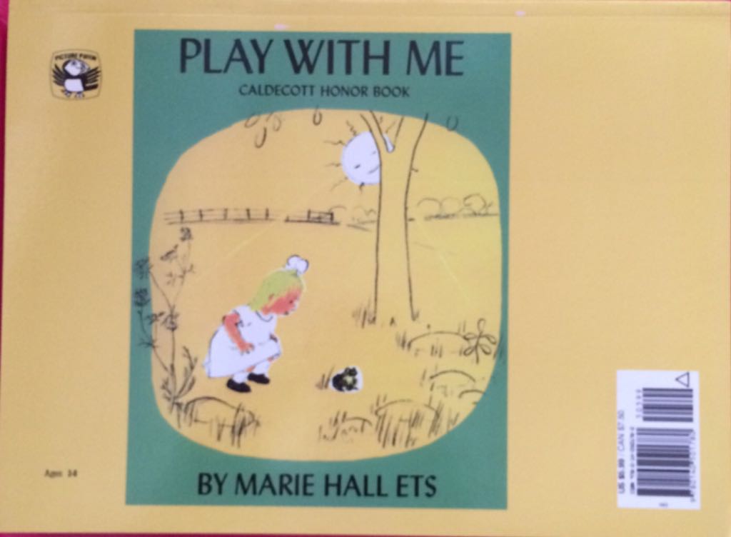 Play With Me - Marie Hall Ets (Puffin Books - Paperback) book collectible [Barcode 9780140501780] - Main Image 2