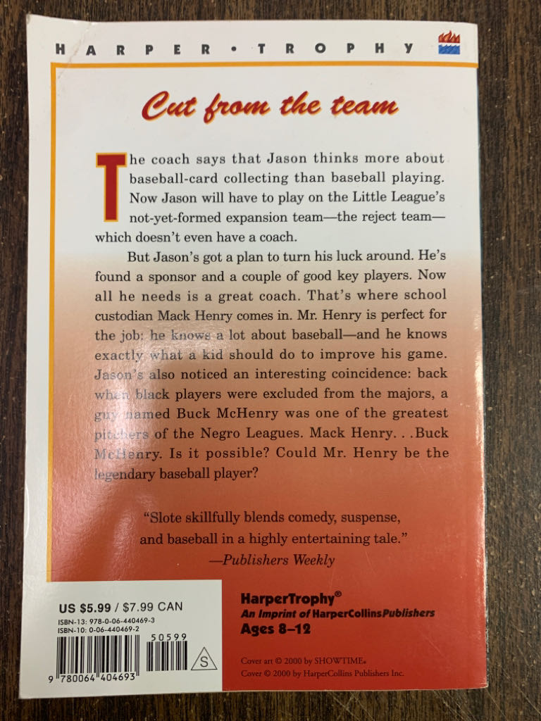 Finding Buck McHenry - Alfred Slote (First Facts) book collectible [Barcode 9780064404693] - Main Image 2