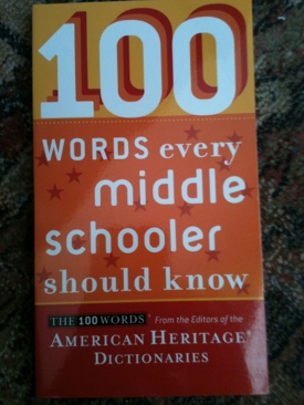 100 Words Every Middle Schooler Should Know - Sheryl Lindsell-Roberts (Houghton Mifflin Harcourt) book collectible [Barcode 9780547333229] - Main Image 1