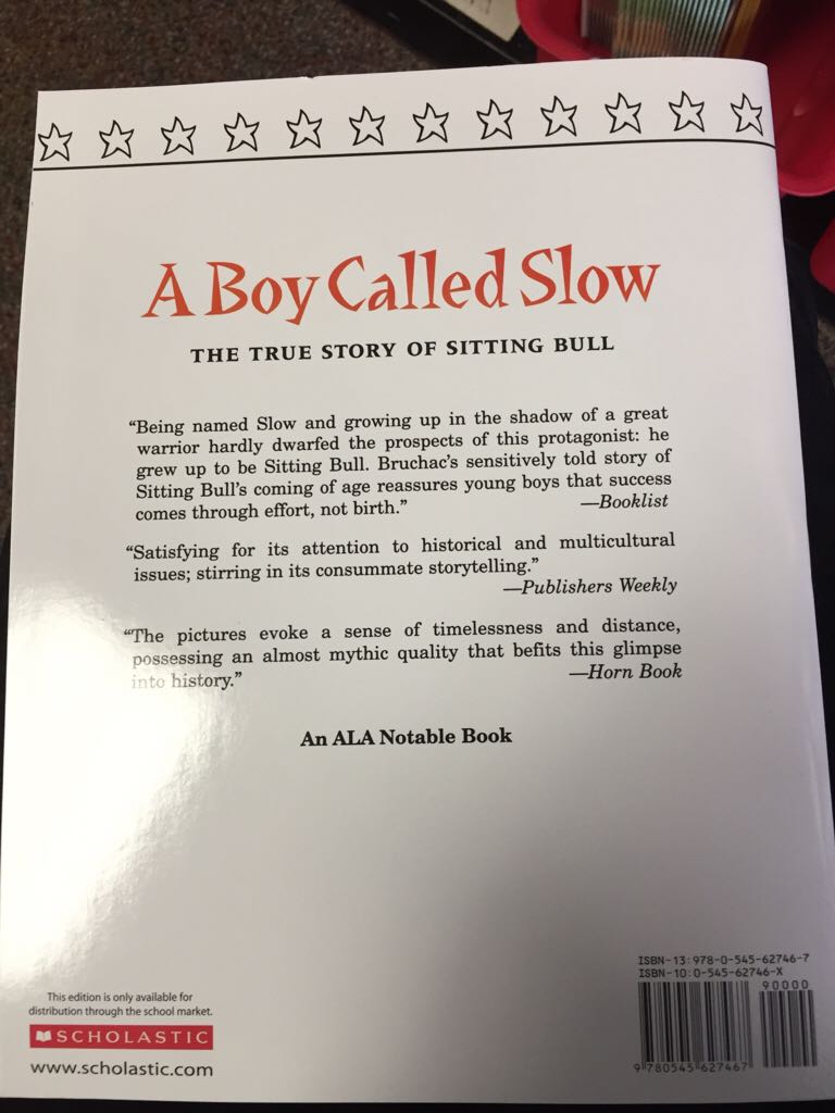 A Boy Called Slow - Joseph Bruchac book collectible [Barcode 9780545627467] - Main Image 2