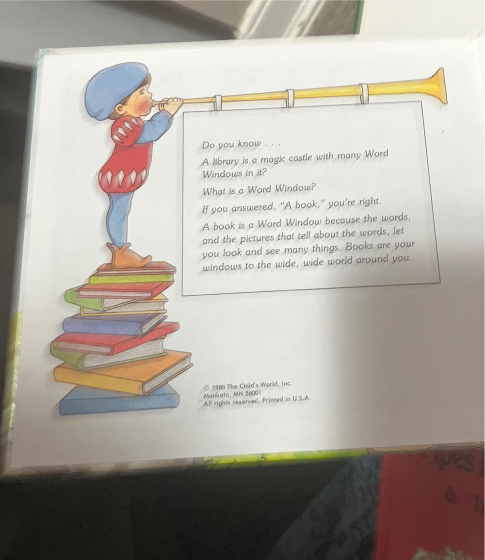 One Tricky Monkey Up On Top - Jane Belk Moncure (Child’s World - Hardcover) book collectible [Barcode 9780895656858] - Main Image 3