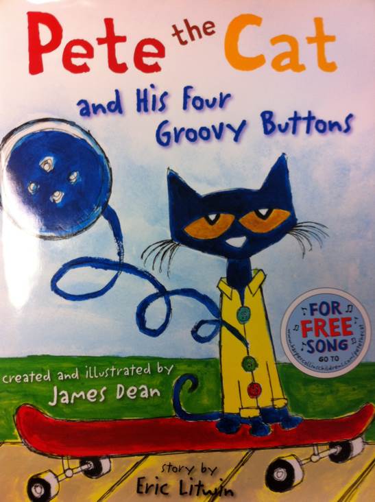 Pete The Cat And His Four Groovy Buttons - Eric Litwin (Indigo Publishing - Hardcover) book collectible [Barcode 9780062110589] - Main Image 1