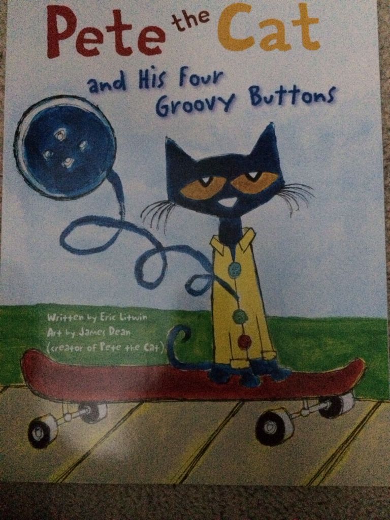 Pete The Cat And His Four Groovy Buttons - Eric Litwin (Scholastic Inc - Paperback) book collectible [Barcode 9780545649513] - Main Image 1