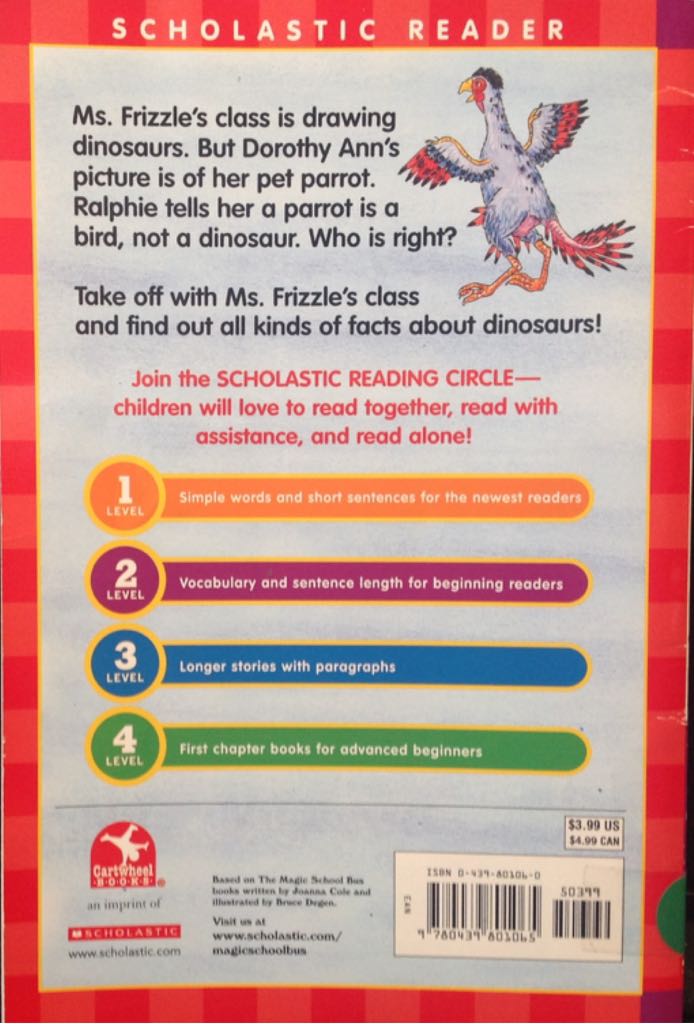 The Magic School Bus Flies With The Dinosuars - Martin Schwabacher (Scholastic, Inc. - Paperback) book collectible [Barcode 9780439801065] - Main Image 2