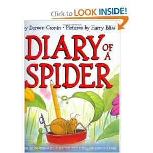 Diary Of A Spider - Doreen Cronin (Scholastic - Hardcover) book collectible [Barcode 9780545242912] - Main Image 1