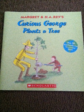 Curious George Plants A Tree - Margret & H.A. Rey (A Scholastic Press - Paperback) book collectible [Barcode 9780545243254] - Main Image 1