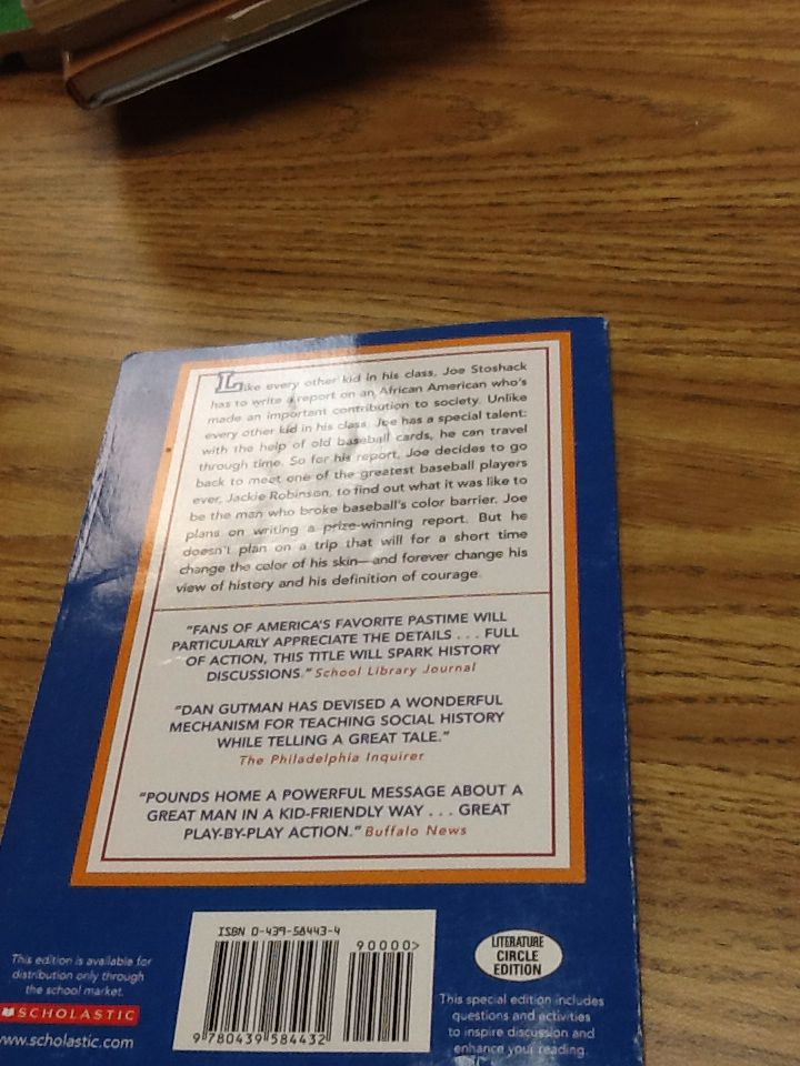 Baseball Card Adventure: Jackie And Me, A - Dan Gutman book collectible [Barcode 9780439584432] - Main Image 2