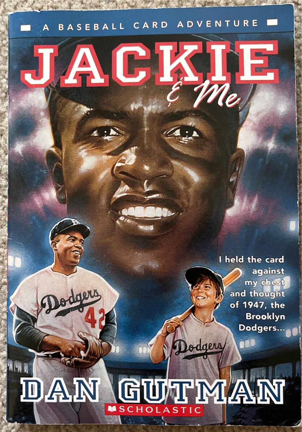 Baseball Card Adventure: Jackie And Me, A - Dan Gutman book collectible [Barcode 9780439584432] - Main Image 3