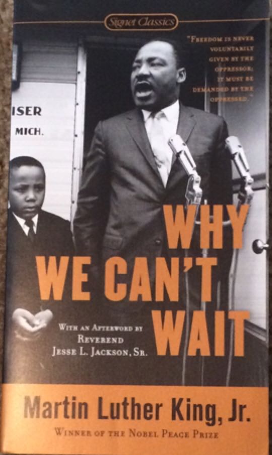 Why We Can’t Wait - Jesse Martin (New American Library - Paperback) book collectible [Barcode 9780451527530] - Main Image 1