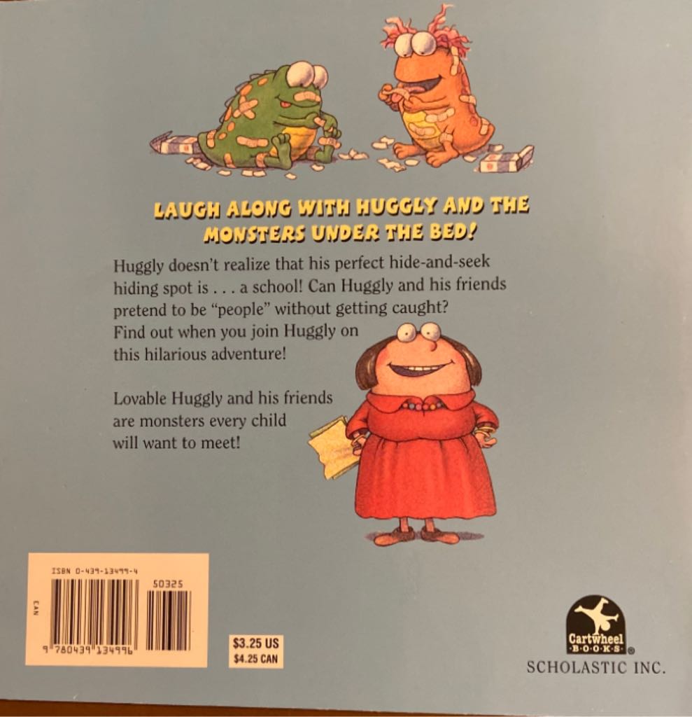 Huggly Goes To School - Tedd Arnold (Puffin - Paperback) book collectible [Barcode 9780439134996] - Main Image 2