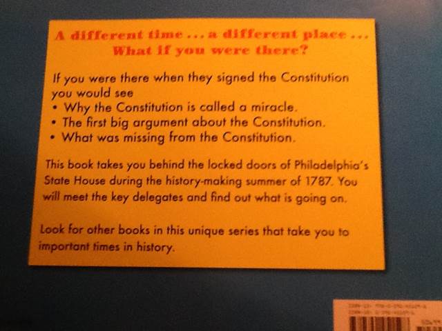 If You: Were There When They Signed The Constitution - Elizabeth Levy (Scholastic Incorporated - Paperback) book collectible [Barcode 9780590451598] - Main Image 2