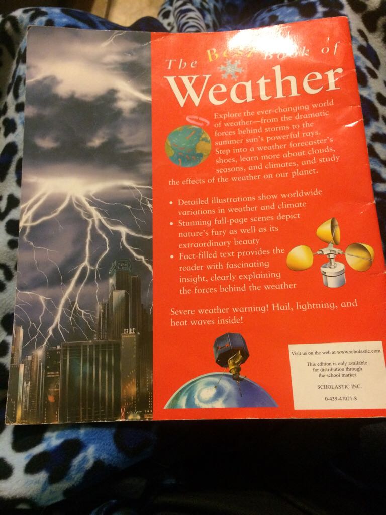Best Book Of Weather, The - Simon Adams (Kingfisher - Paperback) book collectible [Barcode 9780439470216] - Main Image 2