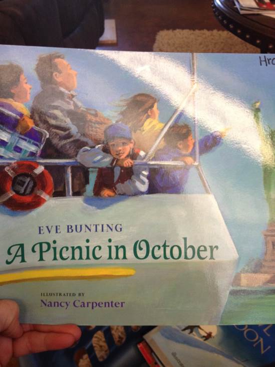 A Picnic In October - Eve Bunting (Stenhouse Pub - Paperback) book collectible [Barcode 9780152050658] - Main Image 1