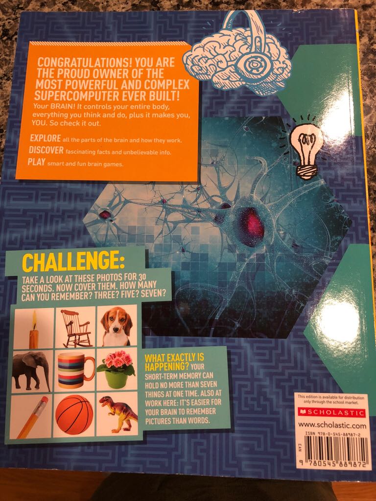 Brain Games - Jennifer Swanson (National Geographic Kids) book collectible [Barcode 9780545889872] - Main Image 2