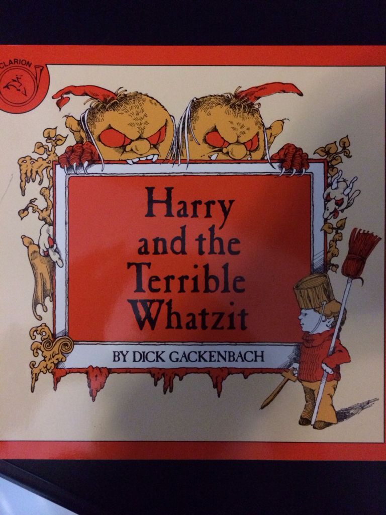 Harry And The Terrible Whatzit xG16- Animal Monster - Dick Gackenbach (Yearling) book collectible [Barcode 9780899192239] - Main Image 1