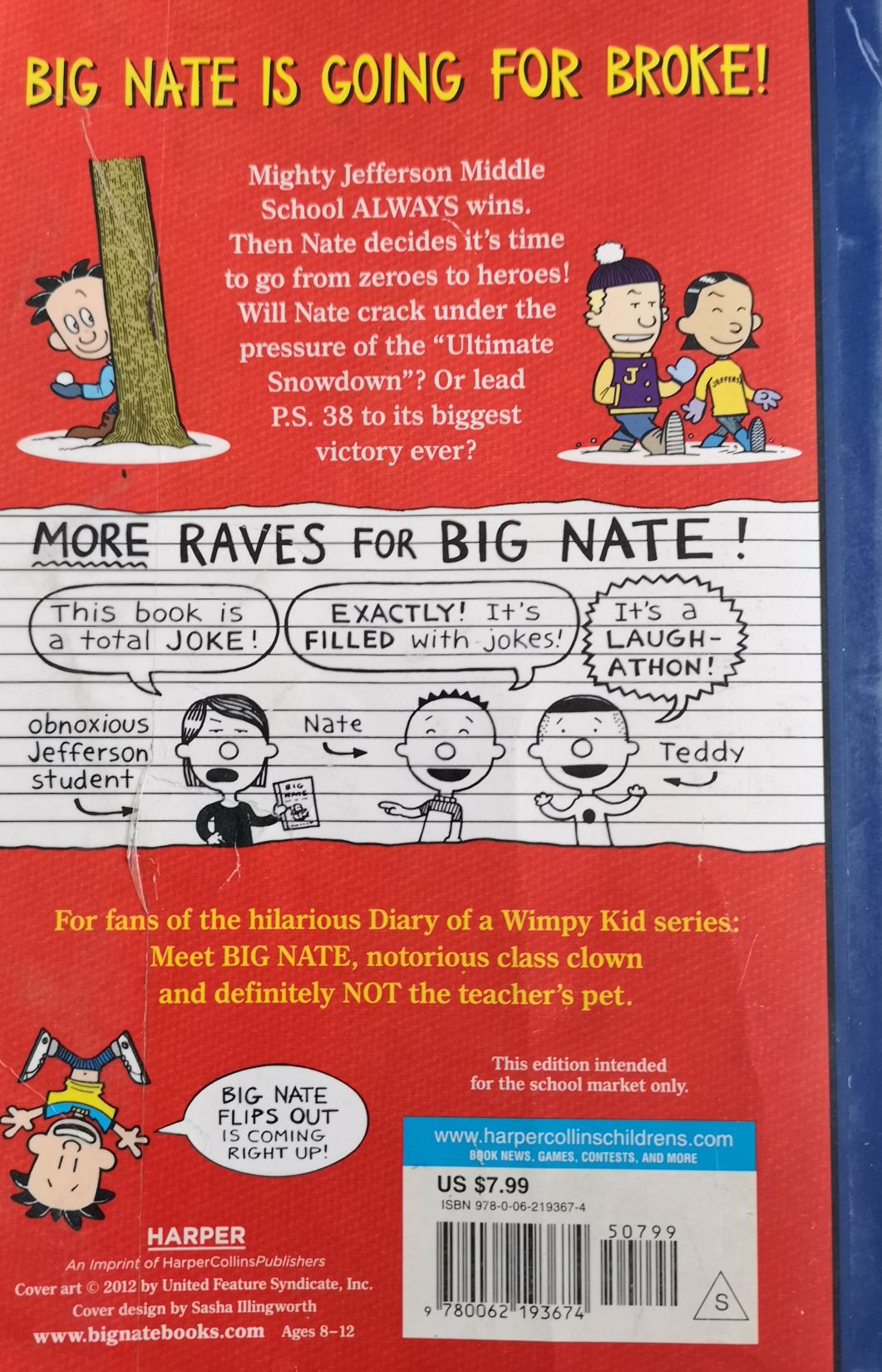 BN: Goes For Broke - Lincoln Peirce (Harper Collins - Hardcover) book collectible [Barcode 9780062193674] - Main Image 2