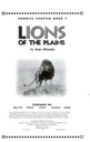 Lions Of The Plains