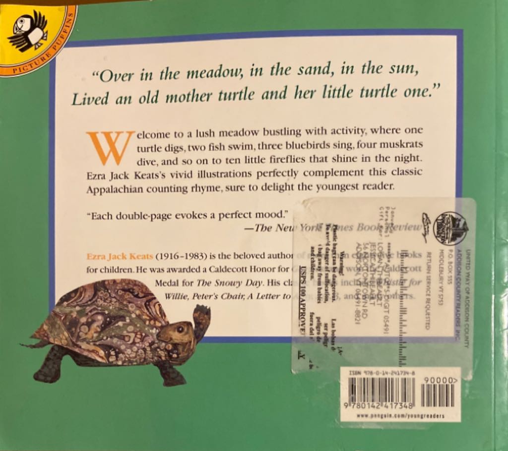 Over In The Meadow - Childs Play (Puffiin Books - Paperback) book collectible [Barcode 9780142417348] - Main Image 2
