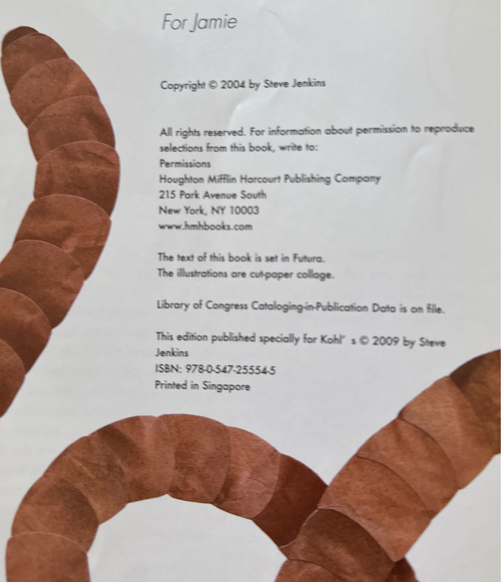 Actual Size - Steve Jenkins (Houghton Mifflin Harcourt - Hardcover) book collectible [Barcode 9780547255545] - Main Image 3