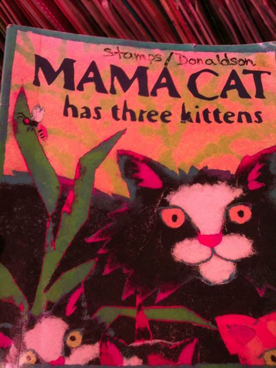 Mama Cat Has Three Kittens