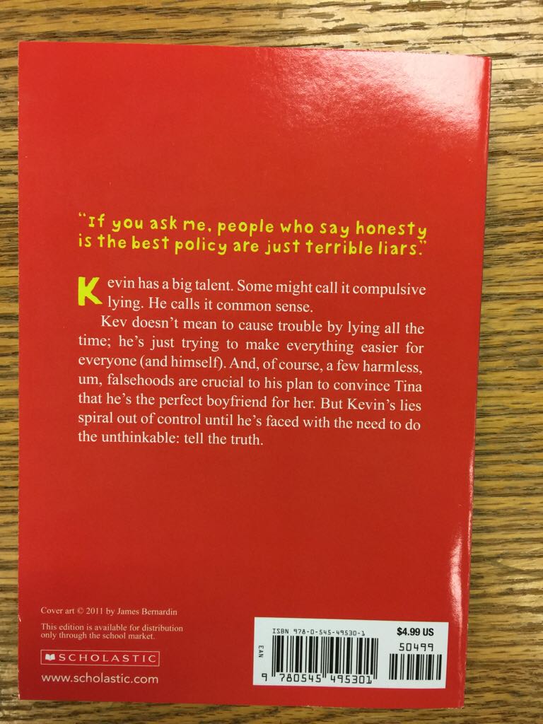 Liar, Liar #1 - Gary Paulsen (- Paperback) book collectible [Barcode 9780545495301] - Main Image 2