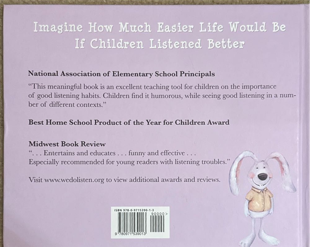 Howard B. Wigglebottom Learns To Listen - Howard Binkow (Thunderbolt Publishing - Hardcover) book collectible [Barcode 9780971539013] - Main Image 2