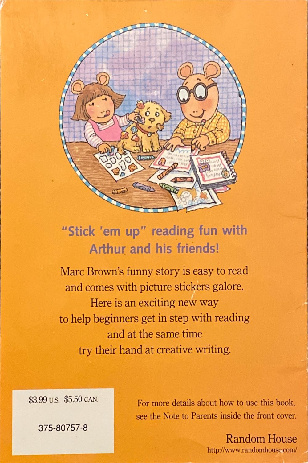 Arthur Tricks The Tooth Fairy - Marc Brown (A Random House - Paperback) book collectible [Barcode 9780679884644] - Main Image 2