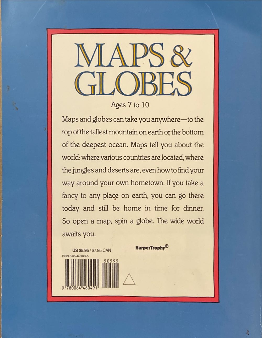 Maps & Globes - Jack Knowlton (Harper & Row, Publishers - Paperback) book collectible [Barcode 9780064460491] - Main Image 2