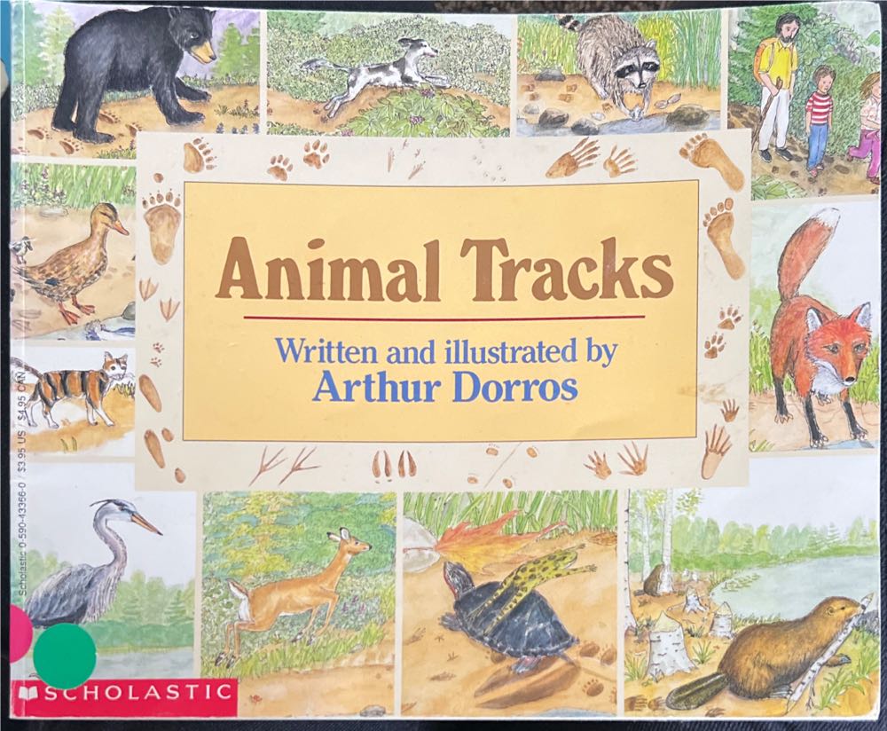Animal Tracks - Arthur Dorros (Scholastic Paperbacks - Paperback) book collectible [Barcode 9780590433662] - Main Image 3