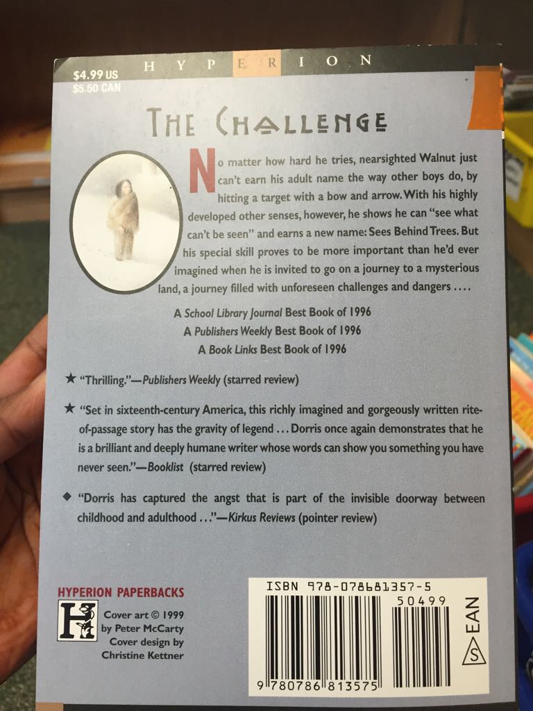 Sees Behind Trees - Micheal Dorris (Hyperion - Paperback) book collectible [Barcode 9780786813575] - Main Image 2