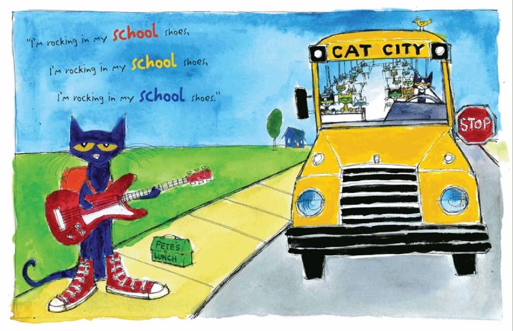 Pete The Cat Rocking In My School Shoes w/ CD - Eric Litwin