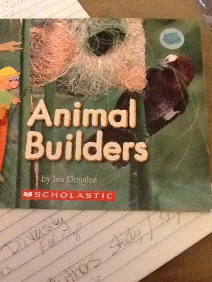 Animal Builders - Janet McDonnell (- Paperback) book collectible [Barcode 9780545012614] - Main Image 1