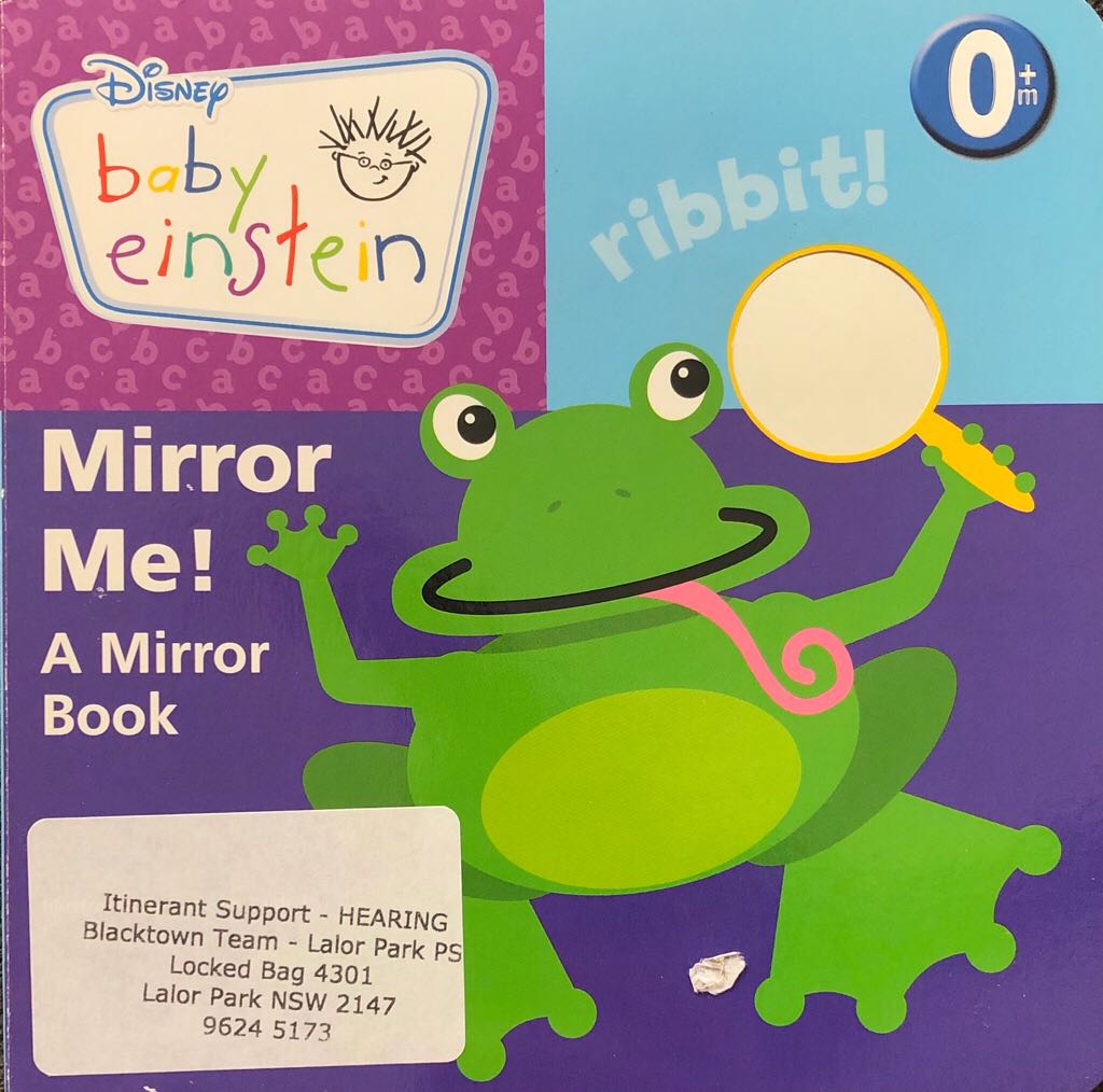Baby Einstein Mirror Me! - Disney (Disney / Hyperion Books - Hardcover) book collectible [Barcode 9780786808434] - Main Image 2