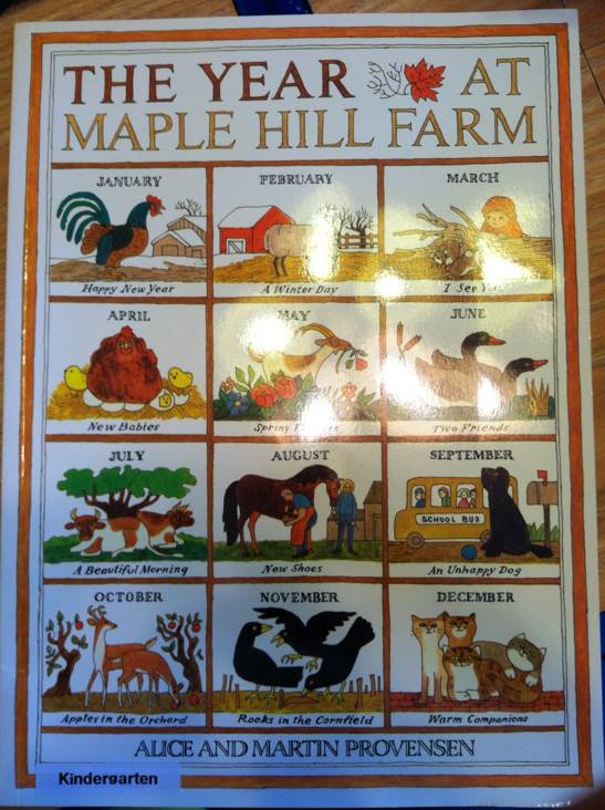 The Year At Maple Hill Farm - Alice Provensen (Harpercollins Childrens Books - Paperback) book collectible [Barcode 9780689845000] - Main Image 1