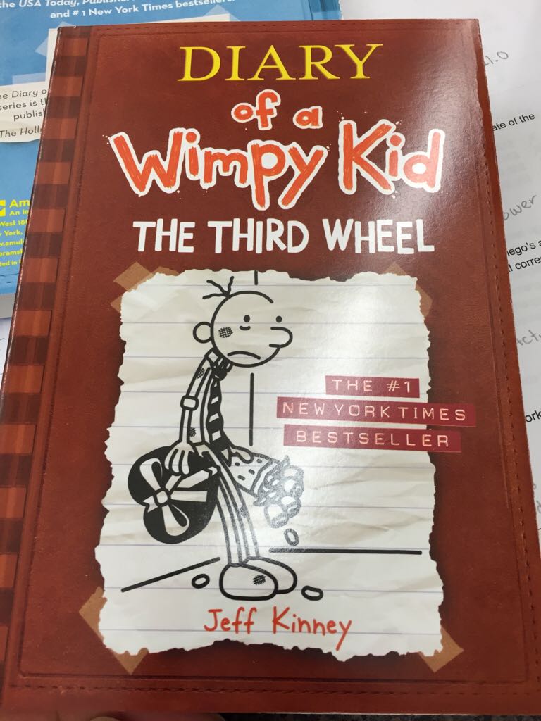 Diary Of A Wimpy Kid The Third Wheel - Jeff Kinney book collectible [Barcode 9781419717765] - Main Image 1