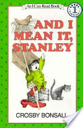 And I Mean It, Stanley - Crosby Bonsall (HarperCollins - Paperback) book collectible [Barcode 9780064440462] - Main Image 1