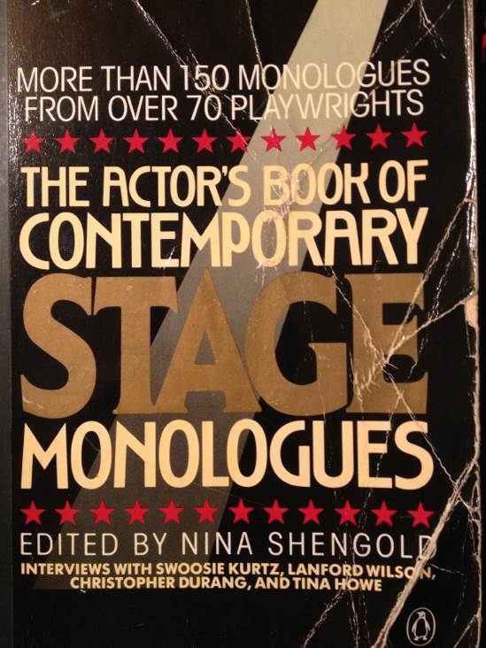 The Actors Book Of Contemporary Stage Monologues