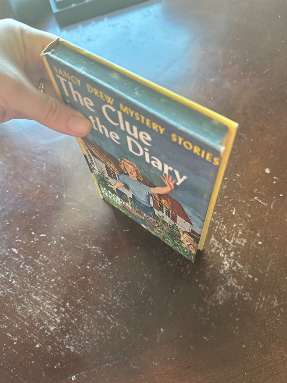 Nancy Drew #7: The Clue In The Diary - Carolyn Keene (Grosset & Dunlap - Hardcover) book collectible [Barcode 9780448095073] - Main Image 4