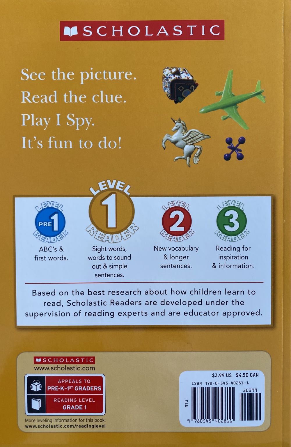 I Spy School - Jean Marzollo (Turtleback Books - Paperback) book collectible [Barcode 9780545402811] - Main Image 2