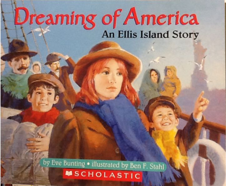 Dreaming Of America - Eve Bunting book collectible [Barcode 9780439698887] - Main Image 1