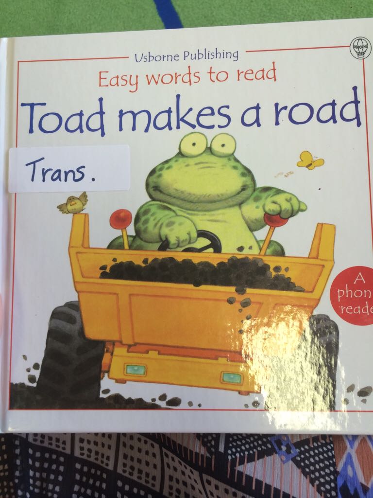 Toad Makes A Road