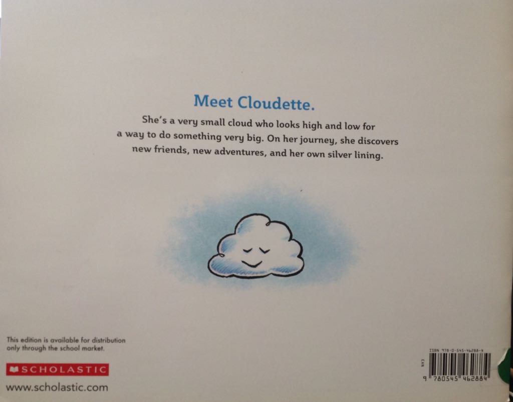 Cloudette - Tom Lichtenheld (Scholastic, Inc. - Paperback) book collectible [Barcode 9780545462884] - Main Image 2