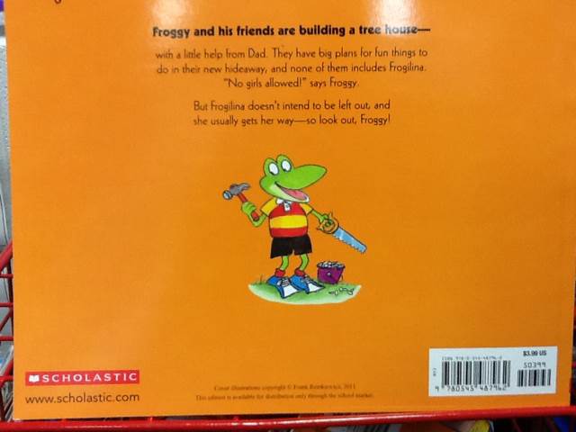 Froggy Builds A Tree House - Jonathan London (Scholastic - Paperback) book collectible [Barcode 9780545487962] - Main Image 2
