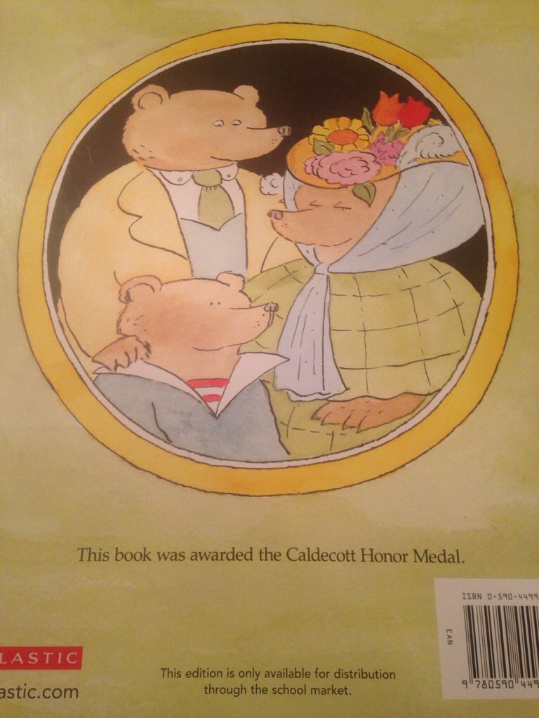 Goldilocks and the Three Bears - Limited Autumn Publishing (Scholastic Inc - Paperback) book collectible [Barcode 9780590449922] - Main Image 2
