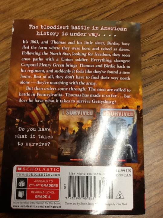 I Survived The Battle Of Gettysburg, 1863 - Lauren Tarshis (Scholastic Press - Paperback) book collectible [Barcode 9780545459365] - Main Image 2
