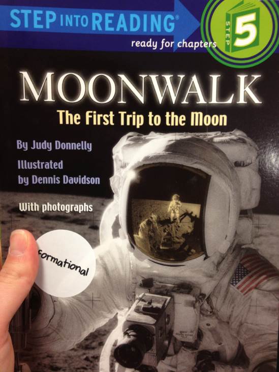 Moonwalk: The First Trip To The Moon - Judy Donnelly (Random House - Paperback) book collectible [Barcode 9780394824574] - Main Image 1