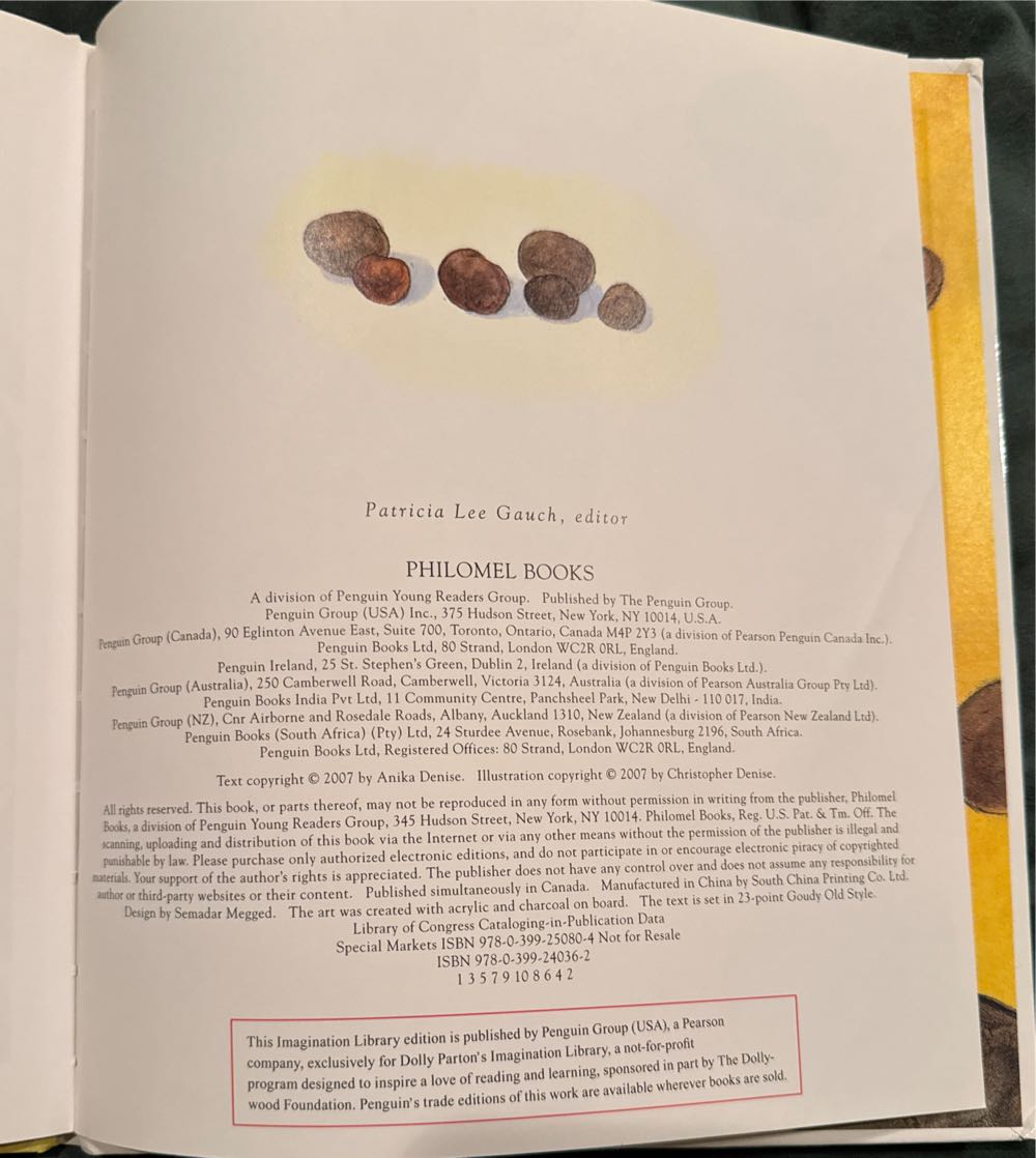 Pigs Love Potatoes - Ankia Denise book collectible [Barcode 9780399250804] - Main Image 3