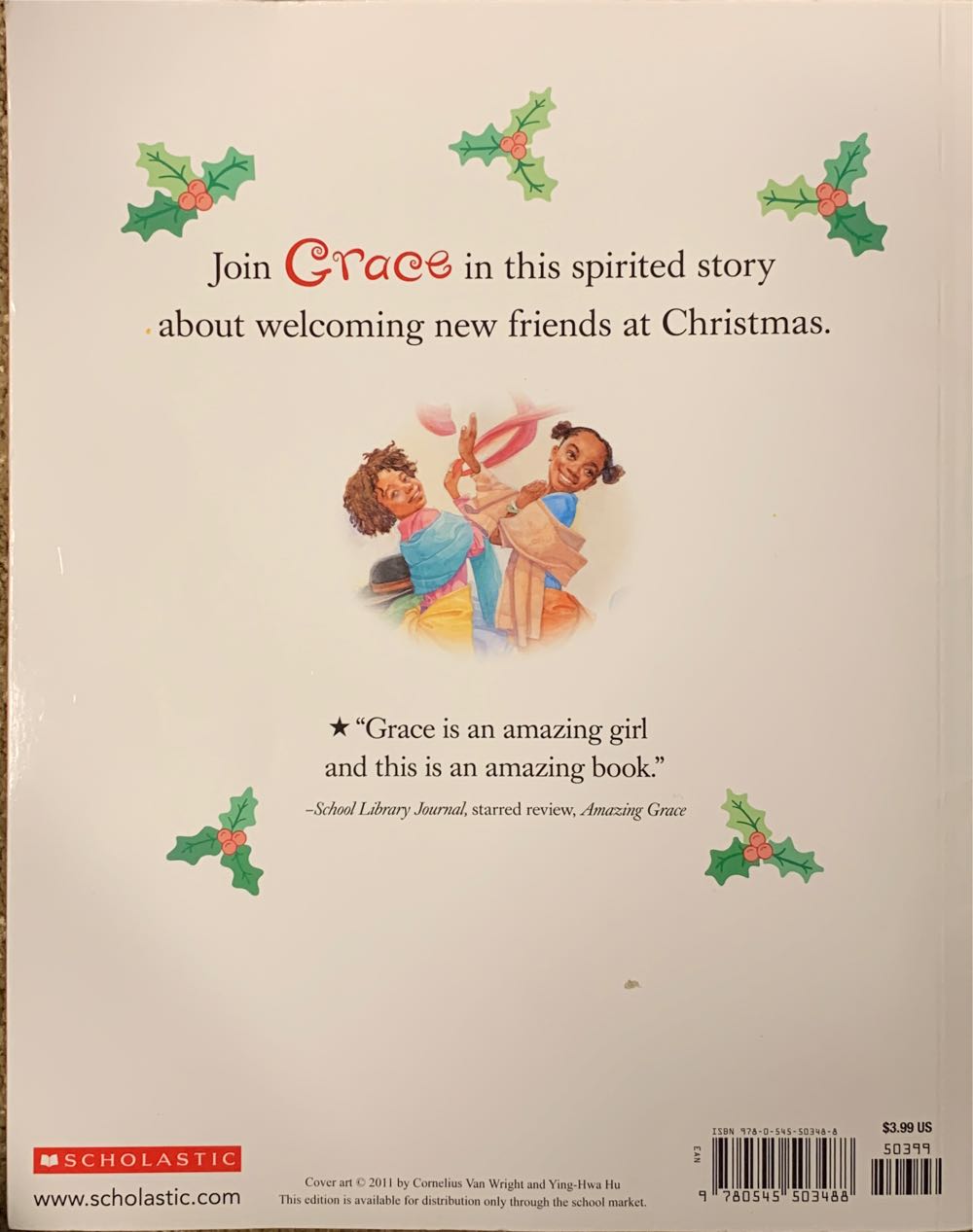 Grace at Christmas - Mary Hoffman (Scholastic Inc.) book collectible [Barcode 9780545503488] - Main Image 2