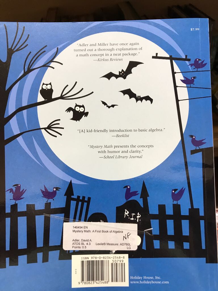 Mystery Math  (Holiday House - Paperback) book collectible [Barcode 9780823425488] - Main Image 2