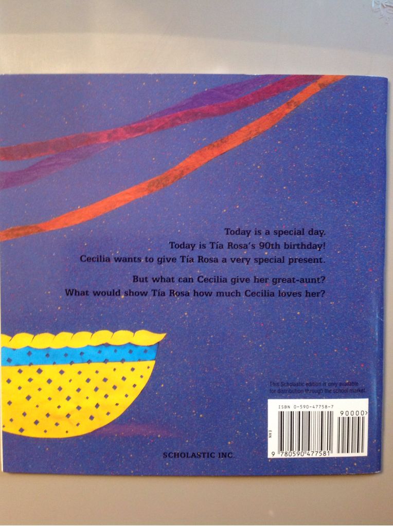 Birthday Basket For Tia, A - Pat Mora book collectible [Barcode 9780590477581] - Main Image 2